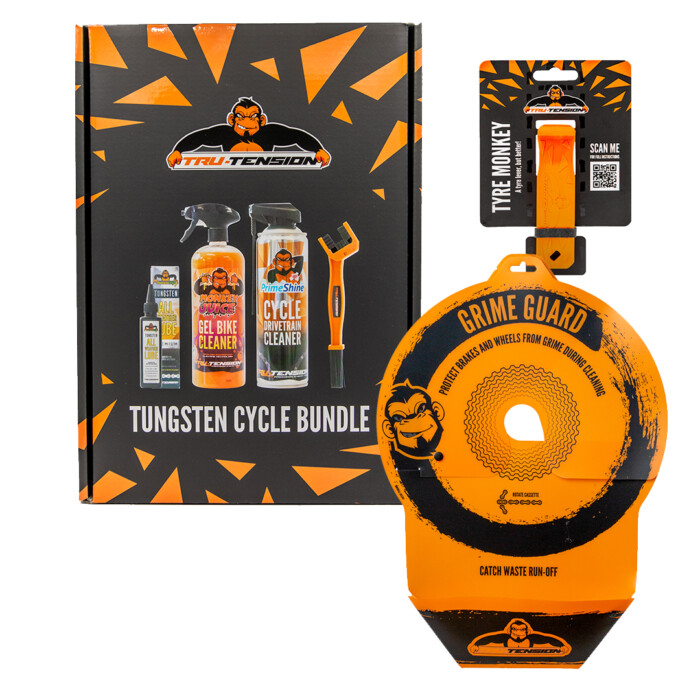 Paquete de Tungsten con Grime Guard y Tire Monkey